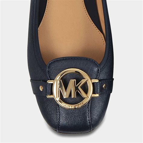 michael kors perforated leather fulton moc shoes